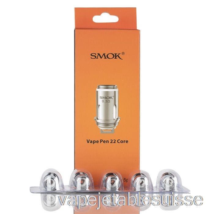 Vape Suisse Smok Vape Pen 22 Bobines De Remplacement 0,3ohm Dual Core